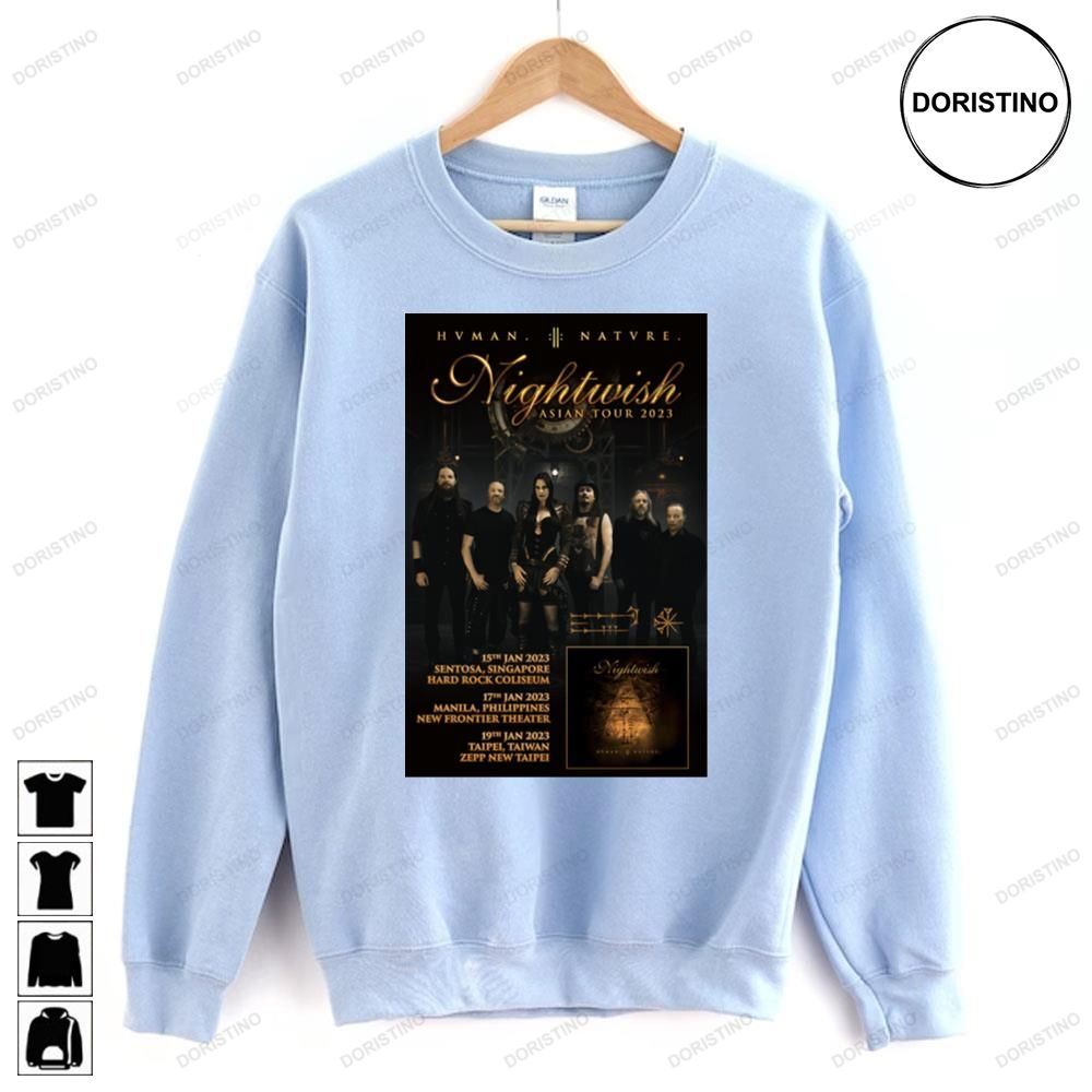 Nightwish human nature t shirt hot sale